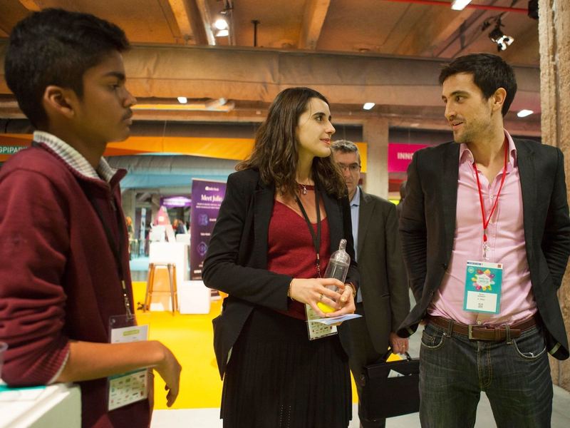 Premier salon pour Adjaye, notre stagiaire de 3ème !