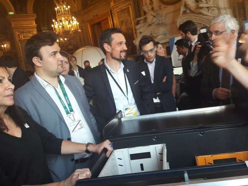 ...et de rencontrer du beau monde : Anne Hidalgo