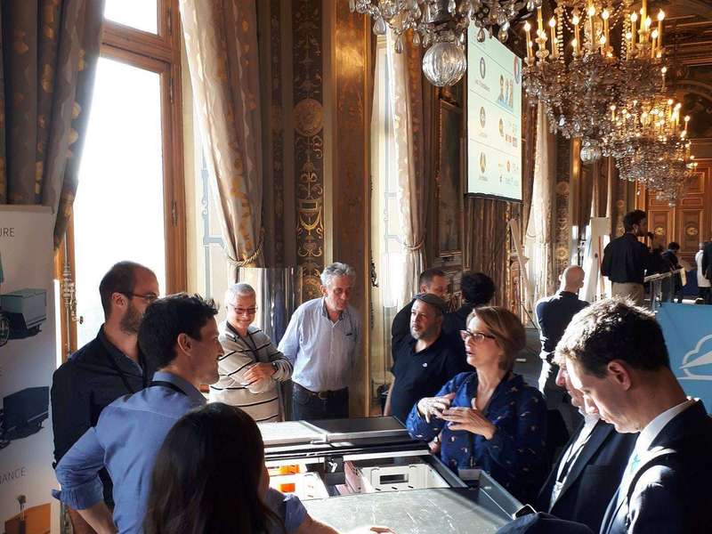 ...et de rencontrer du beau monde : Marie-Hélène Borie, la directrice de la DPA (Direction Patrimoine et Architecture) de la Ville de Paris