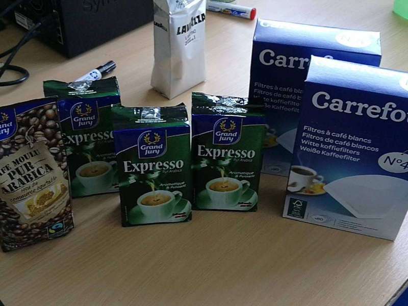 Consommation d'une semaine au bureau