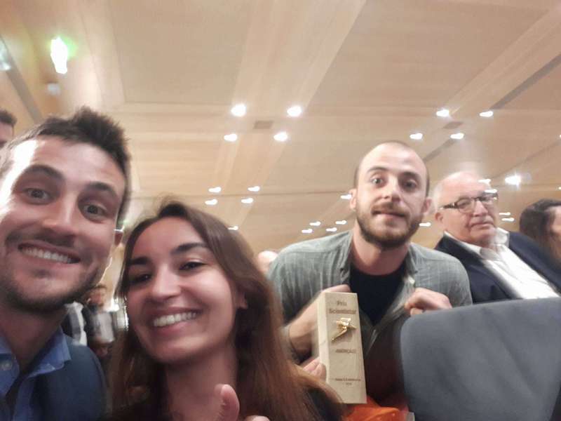 Après LE pitch : le trophée !