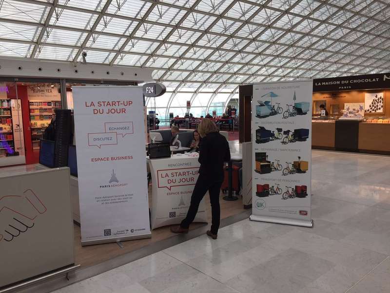 Startup du Jour à l'espace Business de l'aéroport Roissy Charles-de-Gaulle