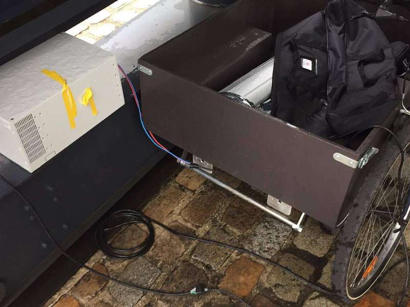 OUCH, la K-Ryole a pris l'eau pendant la nuit, en pleine charge...mais pas de casse !