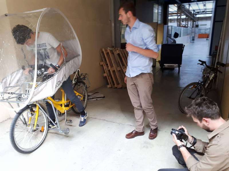 Test de la bulle de protection pour la pluie