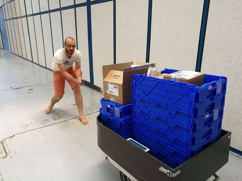 Test du verrouillage des roues : K-Ryole 1 - 0 Gilles